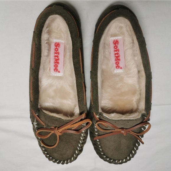 Birch SoftMoc Bali Canuine Leather Slip On - Picture 2 of 12